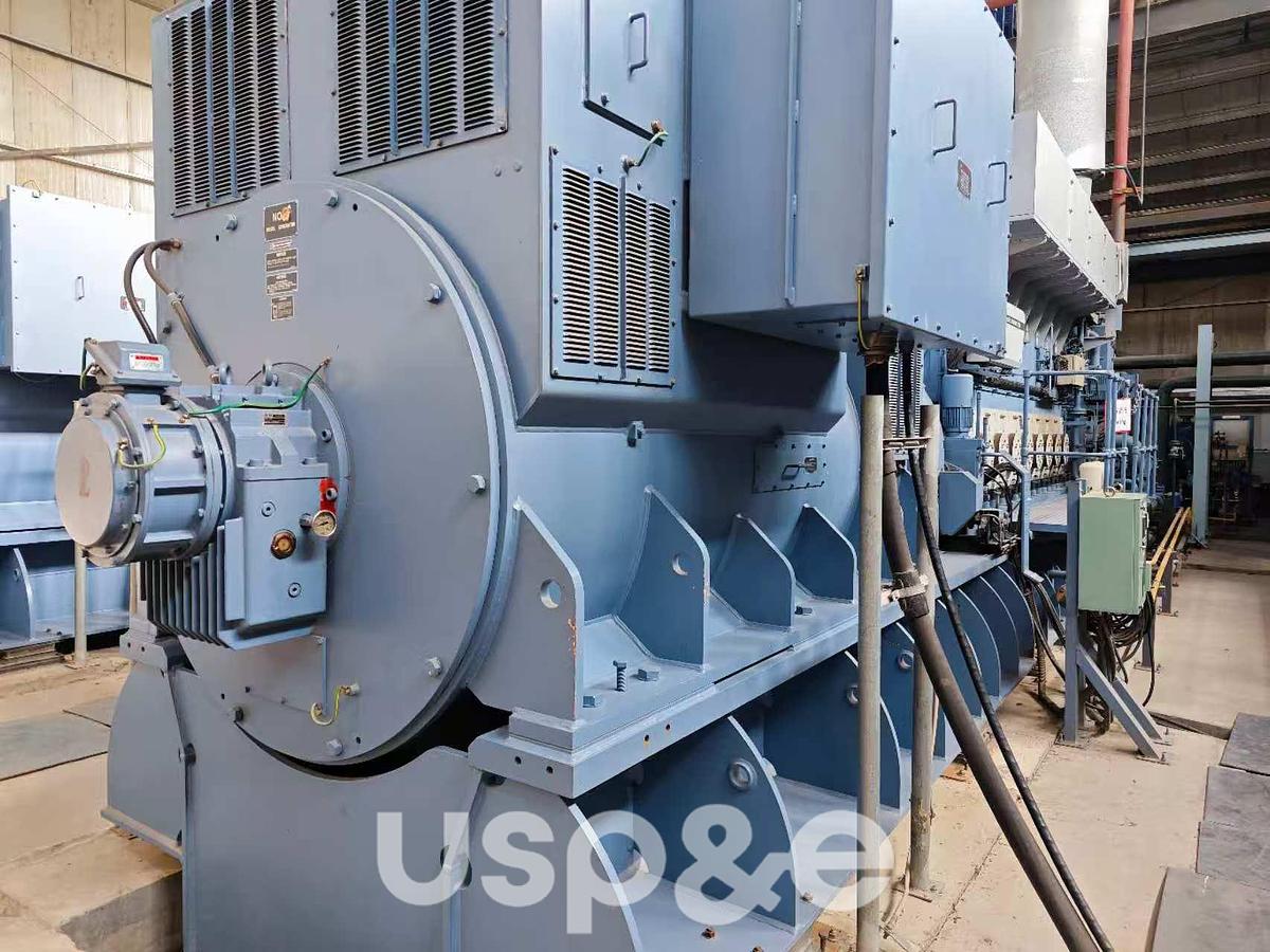 Used 24.5 MW 2016 Used Hyundai 9H32/40 HFO Generator Set