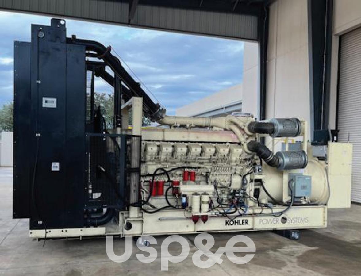 Used 2 MW 2006 Used Kohler 2000REOZMD Diesel Generator Set