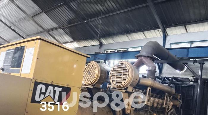 Used 1.4 MW 2012 Used Caterpillar 3516B Diesel Generator Set