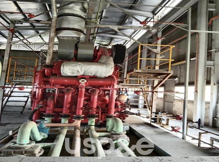 Used 4 MW 2007 Used MAN V28/32S HFO Generator Set