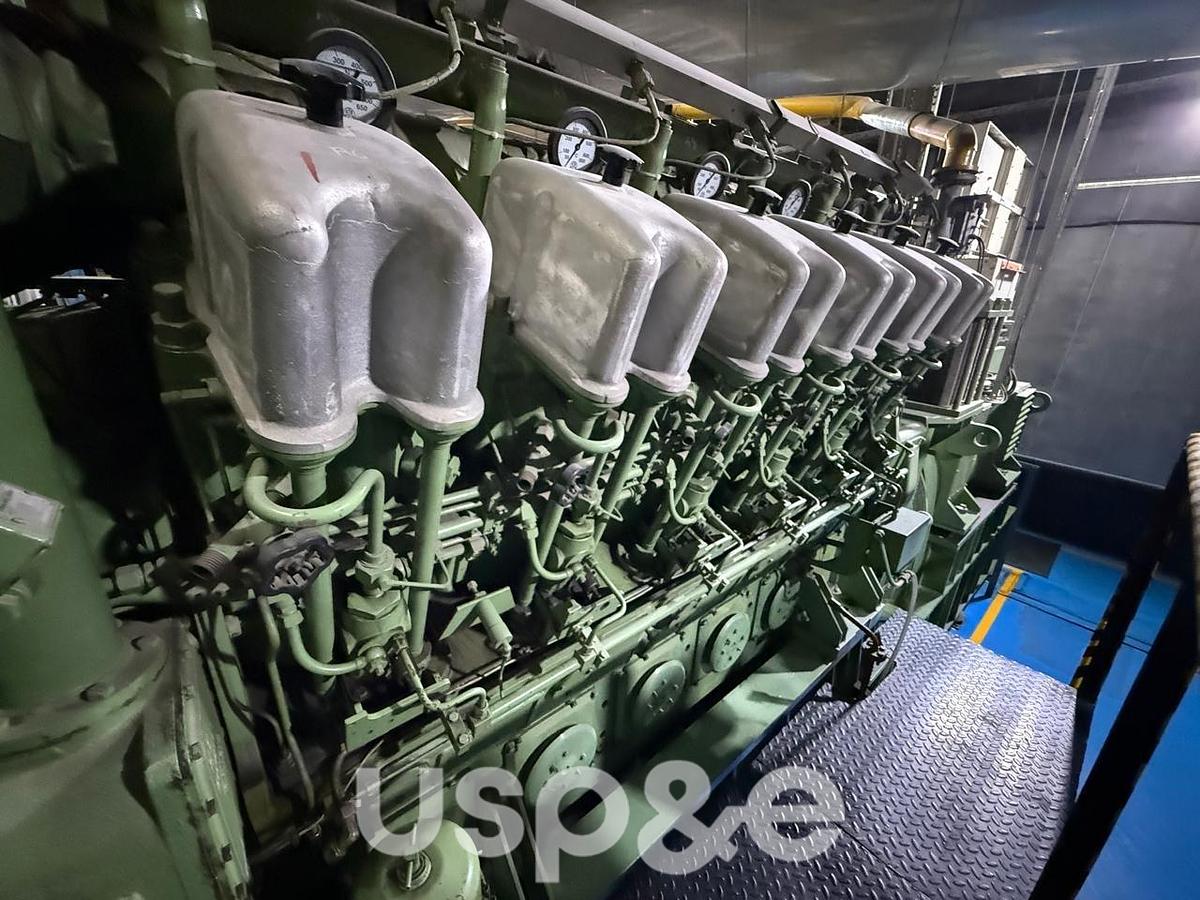 Used 1.9 MW 2007 Used Anglo-Belgian-Corp 12DZC-1000-125-A Deisel Generator Set