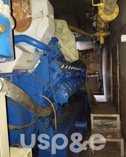 Used 2 MW 2014 Used MWM TCG 2020V20 Natural Gas Generator Sets