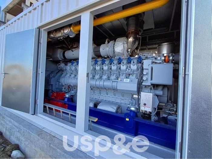 2.5MW 2023 New MTU 20V4000 Natural Gas Genset