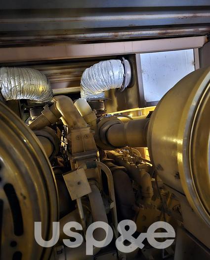 Used 2 MW 2011 Used Caterpillar 3516B HD Diesel Generator Set