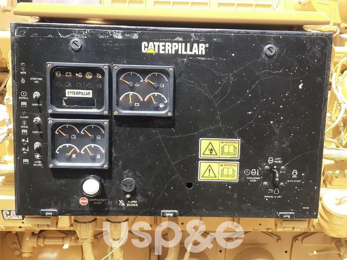 Used 1.2 MW 2007 Used Caterpillar 3512B Diesel Generator Set