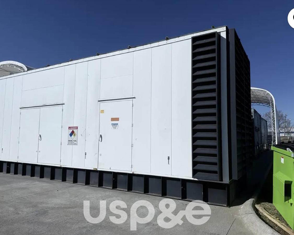 Used USP&E is selling: 1.5 MW 2008 Used Caterpillar 3512C-GD Diesel Generator Set (Containerised)
