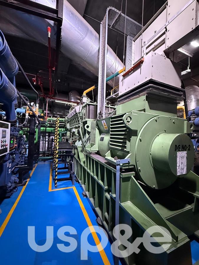 Used 1.9 MW 2007 Used Anglo-Belgian-Corp 12DZC-1000-125-A Deisel Generator Set