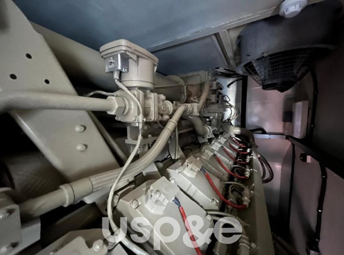 Used 1.5 MW 2015 Used Cummins GQSK60 Natural Gas Generator Set