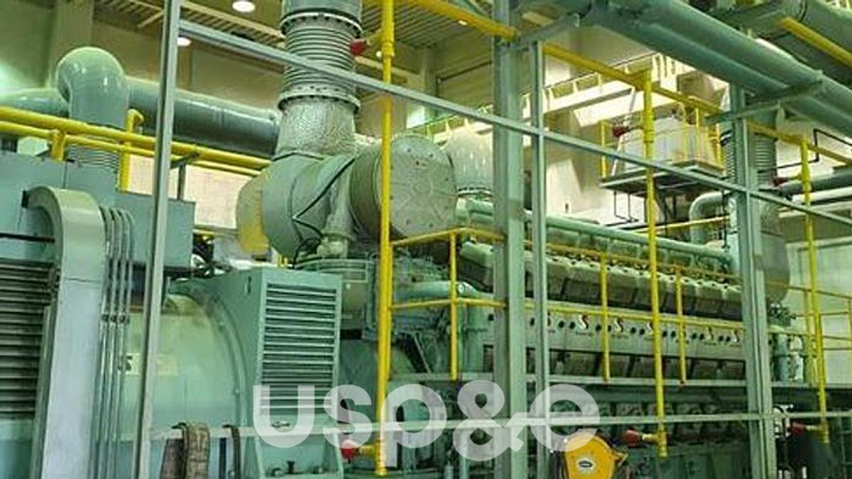 Used 7.2 MW 1999 Used MAN 18V28/32H Diesel Generator Power Plant