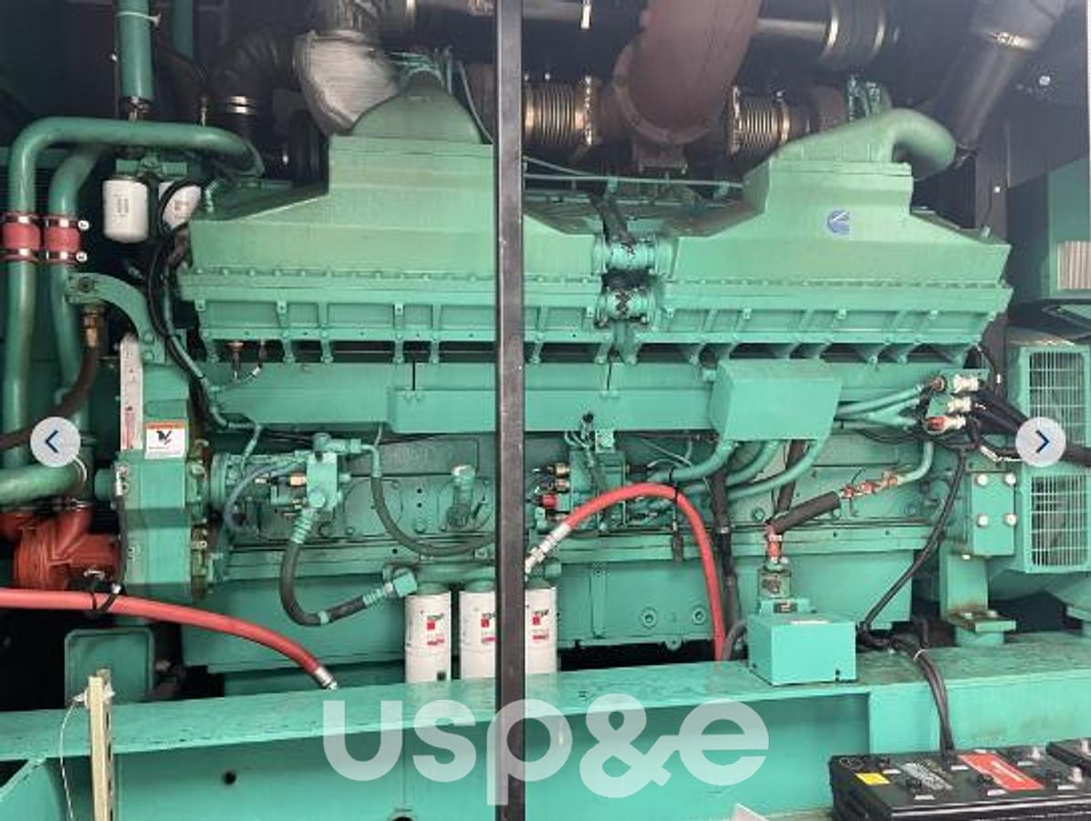 Used 2 MW 2000 Used Cummins QSK60-G6 Diesel Generator Set
