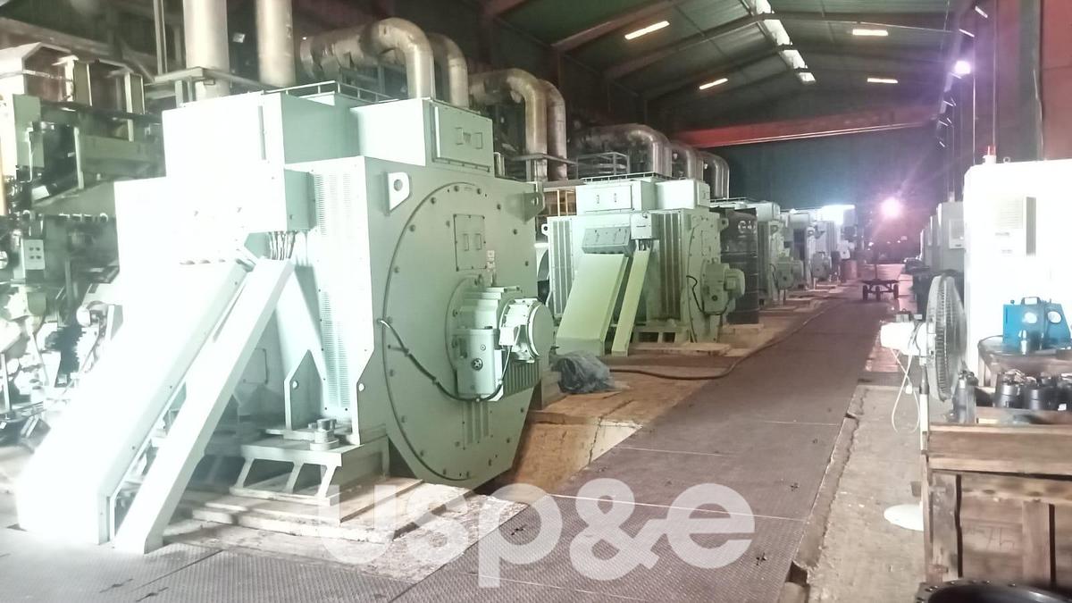 Used 8 MW 2010 Used Niigata Heavy Fuel Oil Generator Set