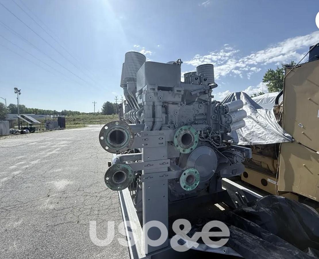 Used 1.45 MW 2009 Used MTU 12V4000 Diesel Generator Set