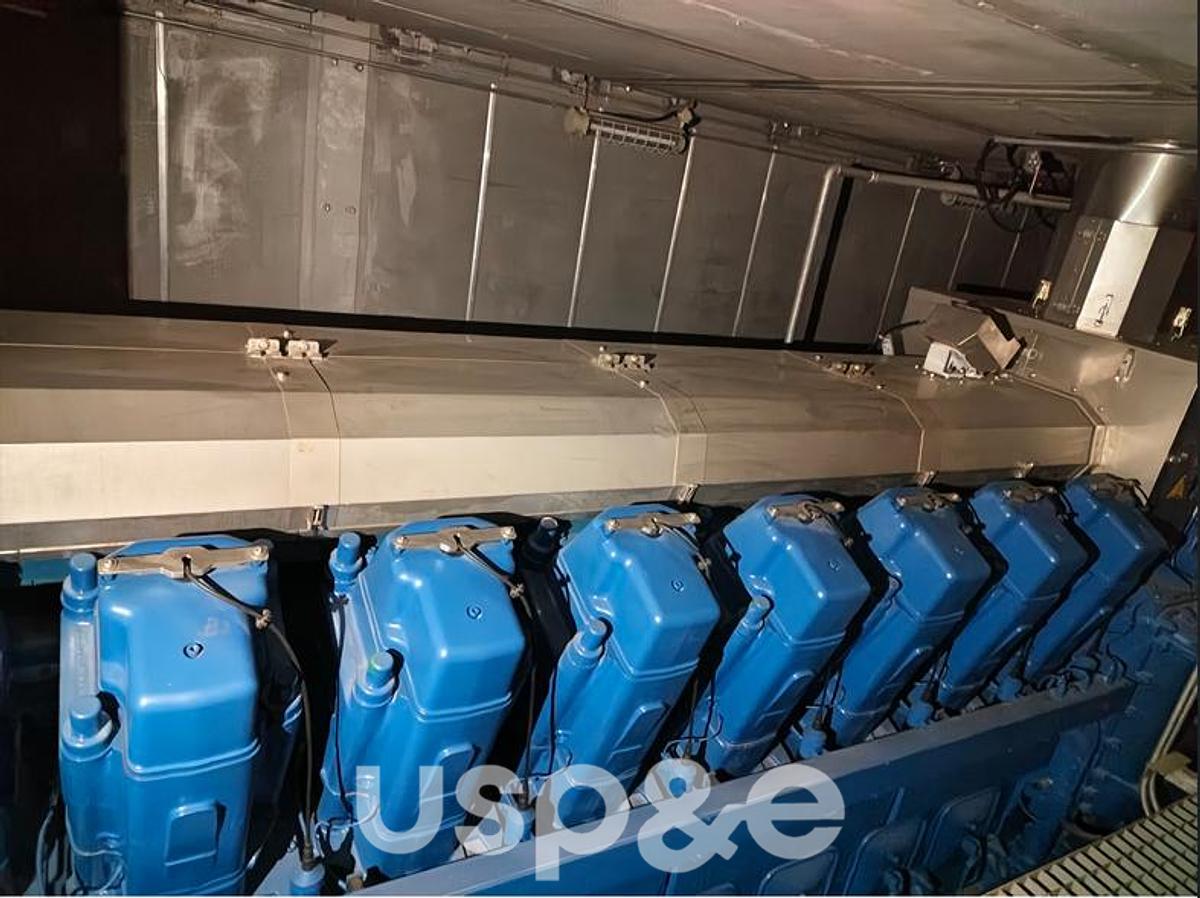 Used 4.3 MW 2015 Used MWM TCG2032V16 Natural Gas Generator Sets