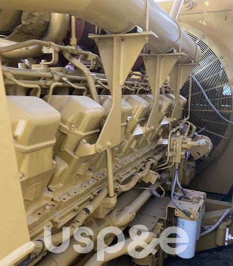 Used 1.5 MW 1993 Used Caterpillar D3516 Diesel Generator Set (Containerised)