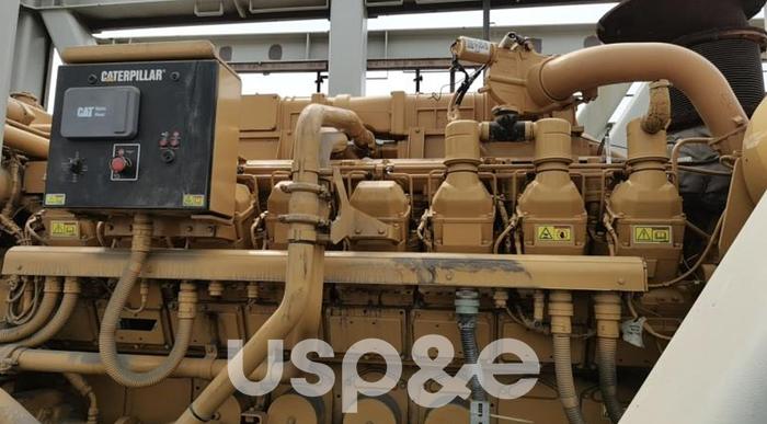 Used 1.5 MW 2014 Used Caterpillar 3516C Diesel Generator Sets (Containerised)