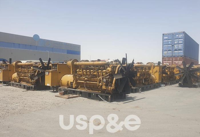 Used 1.4 MW 2012 Used Caterpillar 3516B Diesel Generator Set