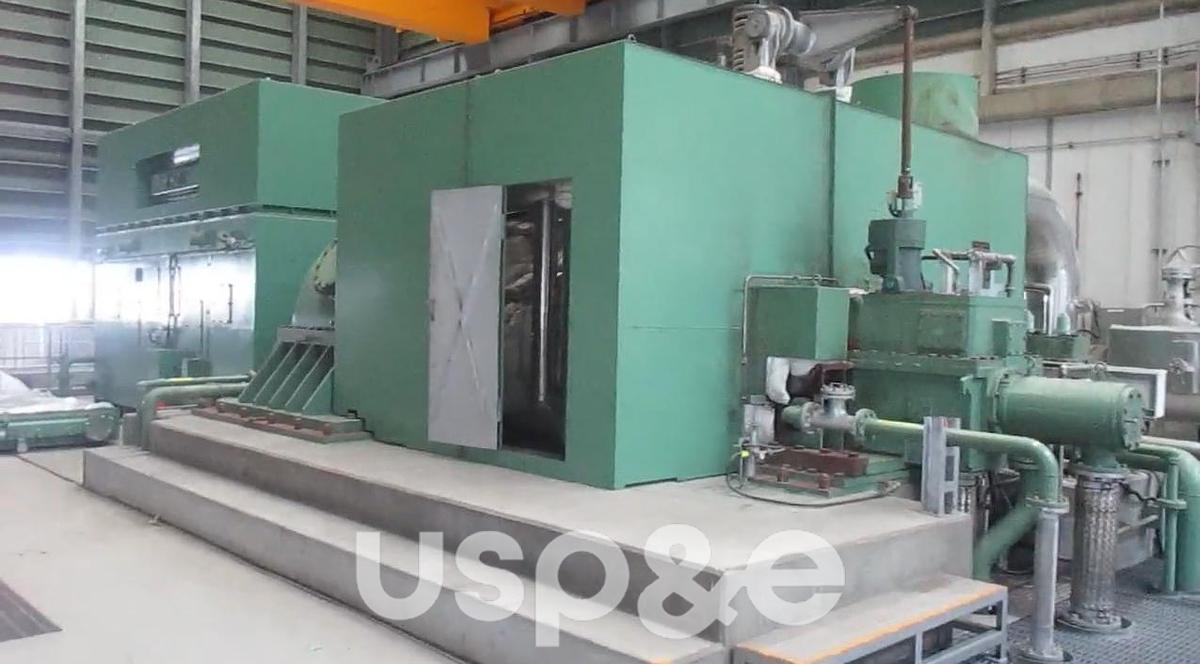 Used 35 MW 2007 Used Mitsubishi Steam Turbine Power Plant Generator Set