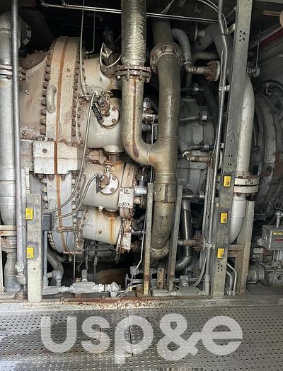 Used 42 MW Used GE PG65818B GT Natural Gas Turbine Generator Set