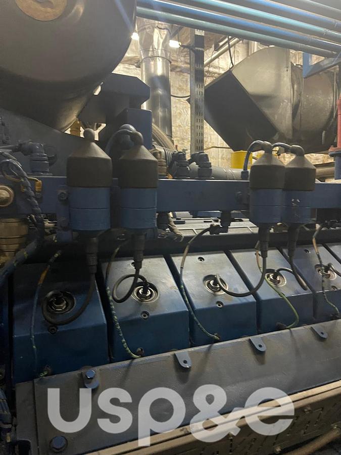 Used 1.2 MW 2019 Used MWM TCG 2016V12C Natural Gas Generator Set