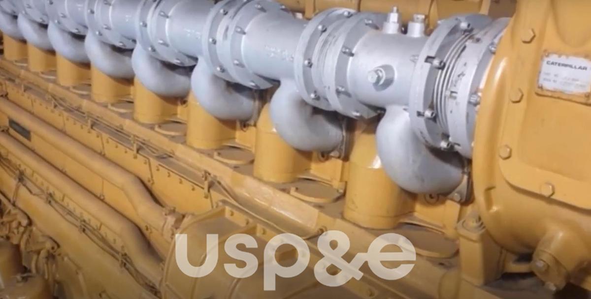 Used 2.5 MW 1987 Used Caterpillar 3508 Diesel Generator Set