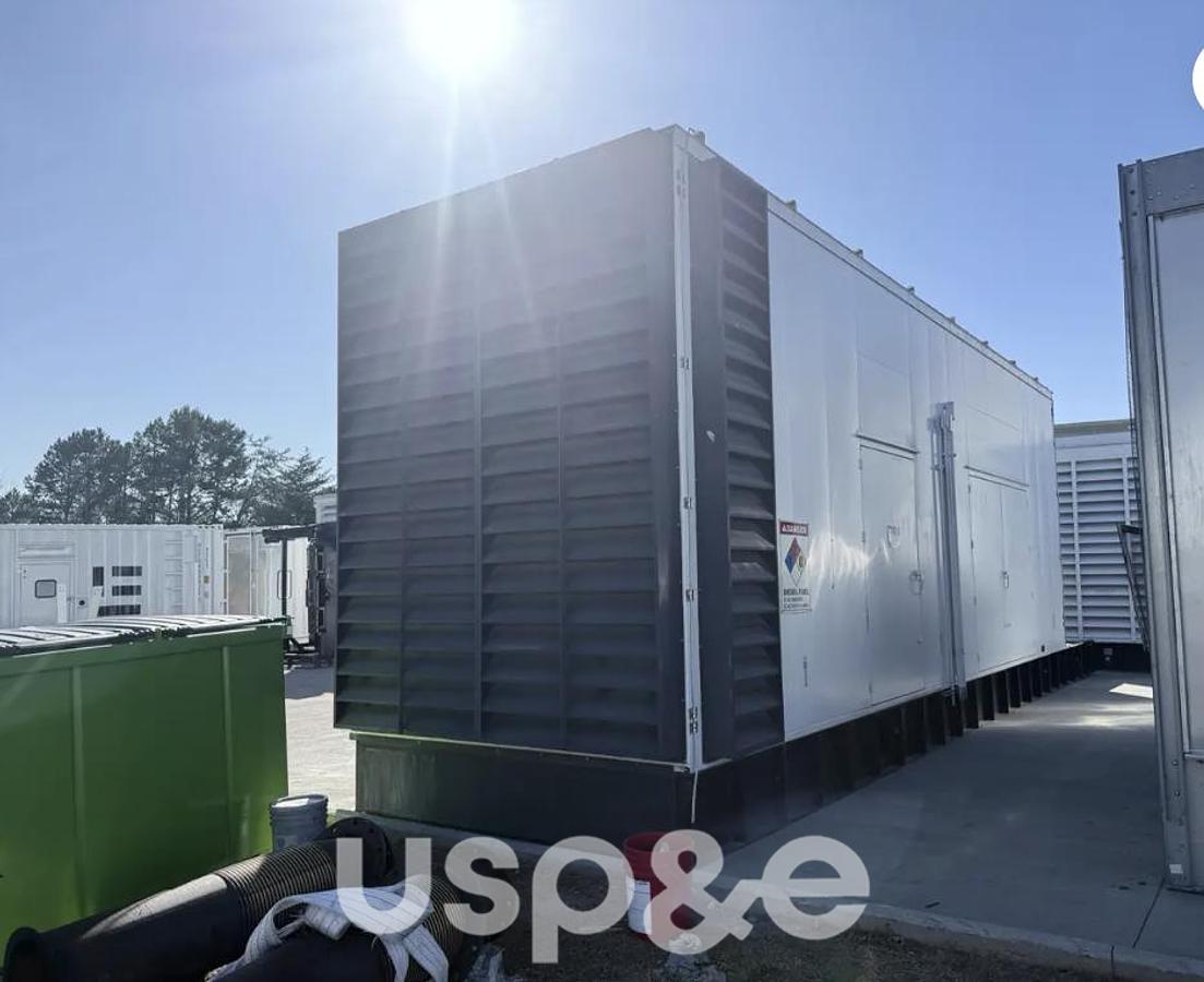 Used USP&E is selling: 1.5 MW 2008 Used Caterpillar 3512C-GD Diesel Generator Set (Containerised)