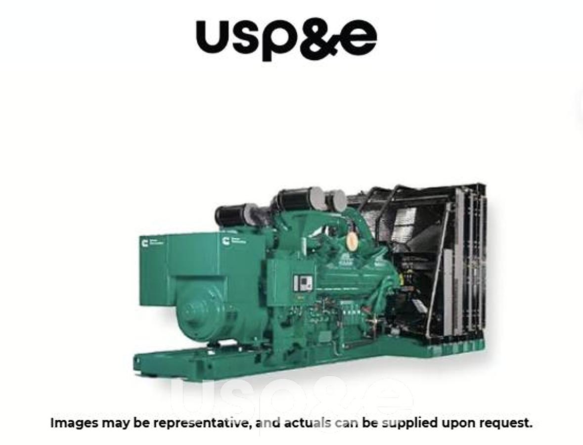 Used 2.5 MW Used Cummins QSK60-G19 NR2 Diesel Generator Set