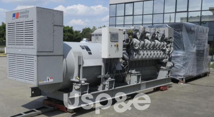 2.3 MW 2013 New MTU 20V4000G63 Diesel Generator Set