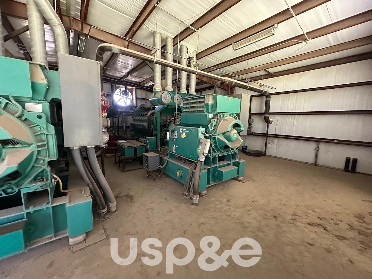 Used 2 MW 2014 Used Cummins C2000 N6C Natural Gas Generator Set