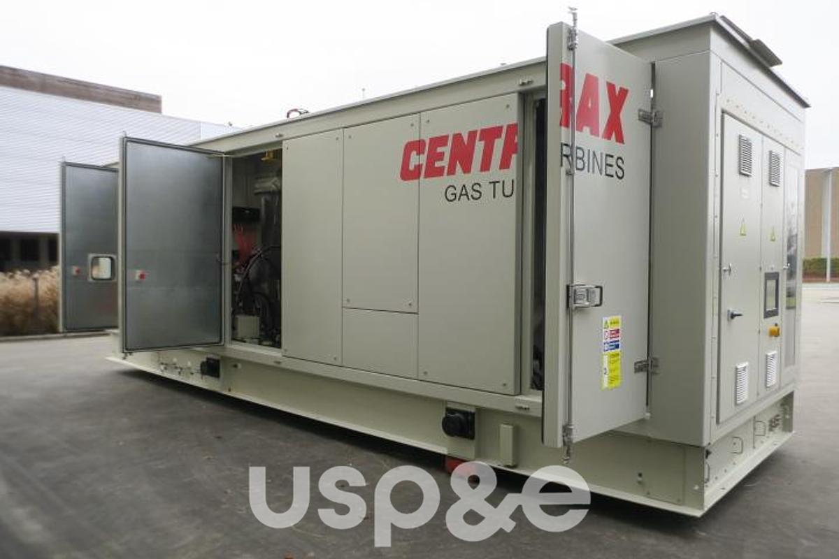 Used 5.1 MW 2014 Used Centrax 501 KB7S Natural Gas Turbine Generator Set