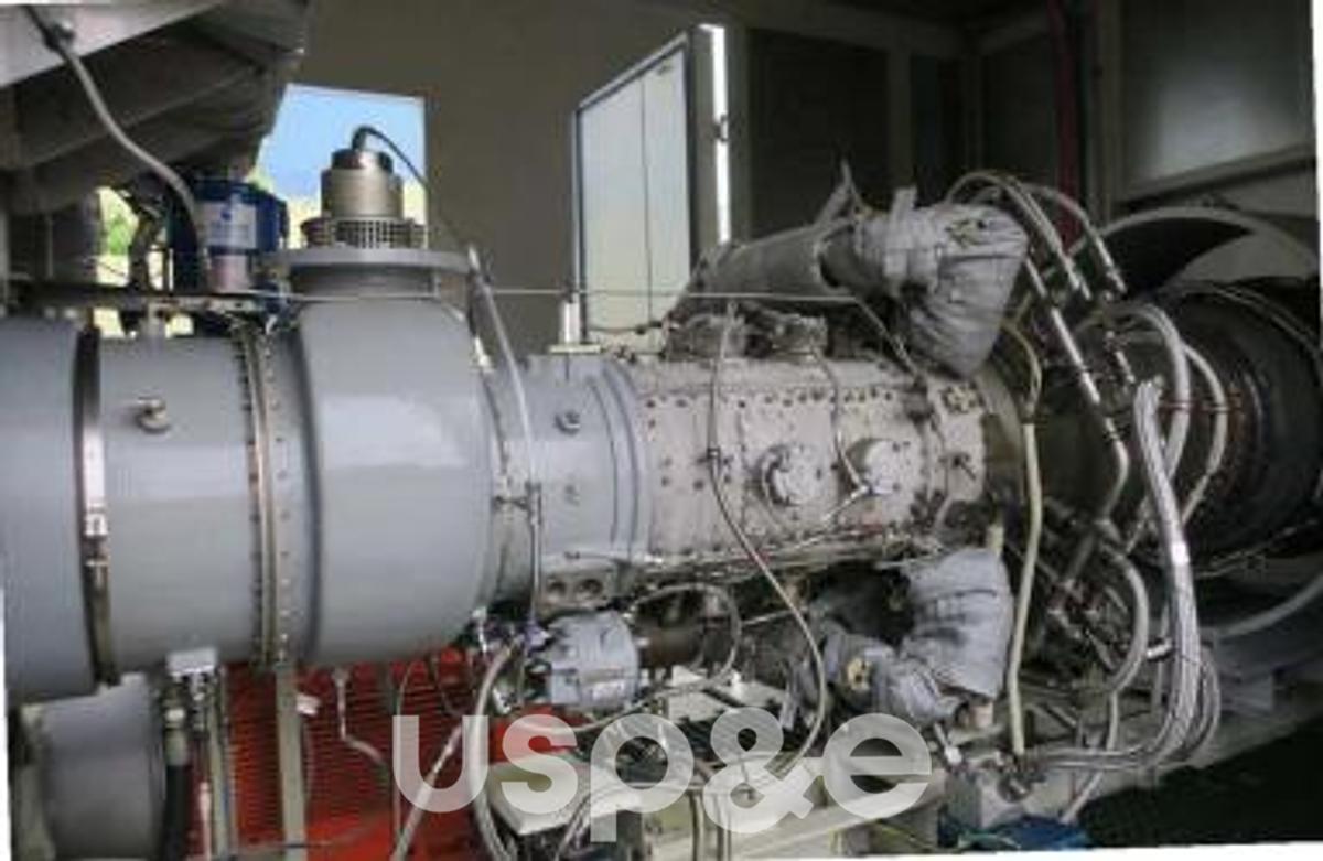 Used 5.1 MW 2014 Used Centrax 501 KB7S Natural Gas Turbine Generator Set