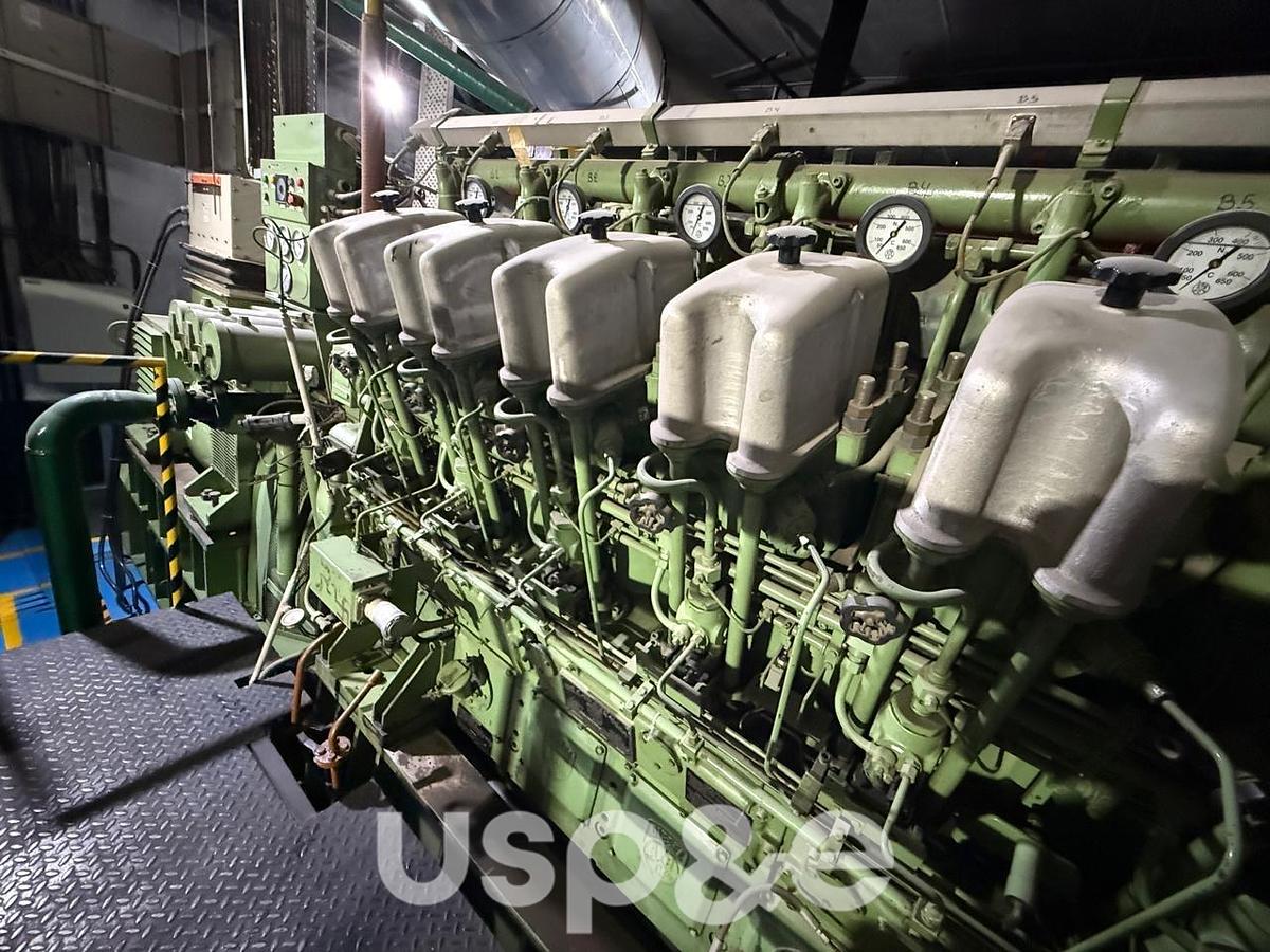 Used 1.9 MW 2007 Used Anglo-Belgian-Corp 12DZC-1000-125-A Deisel Generator Set