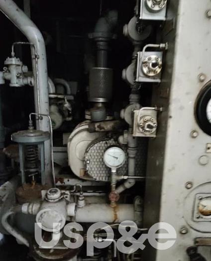 Used 33.7 MW 1987 Used John Brown Frame 6B Natural Gas Turbine Genset 