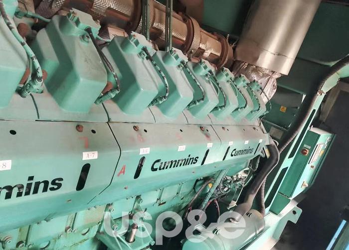 Used 2.1 MW 2010 Used Cummins QSV91-G3 Natural Gas Generator Sets