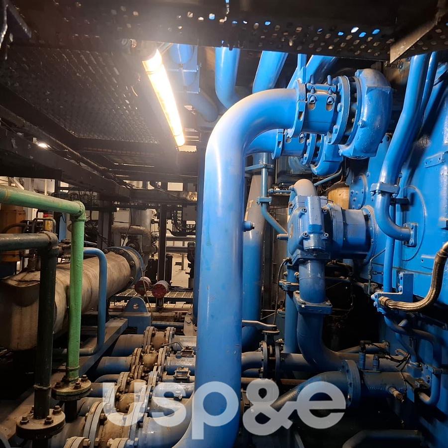 Used 6.1 NW 2007 Used Wartsila 18V32DF HFO Generator Set