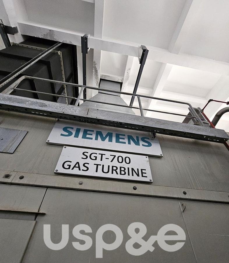 Used 33 MW 2018 Used Siemens SGT-700 DLE Natural Gas Turbine Generator Set