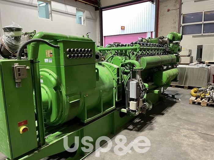 Used 0.80 MW 1996 Used Jenbacher J320 GS Natural Gas Generator Set