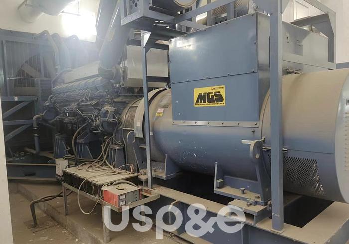 1.8 MW 2014 New Mitsubishi S16R2-PTAW Diesel Generator Sets