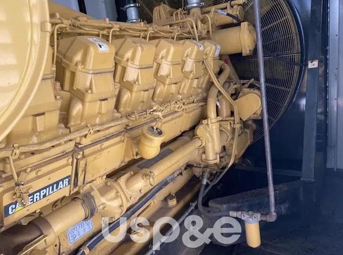 Used 1.2 MW 2001 Used Caterpillar 3512 Diesel Generator Set