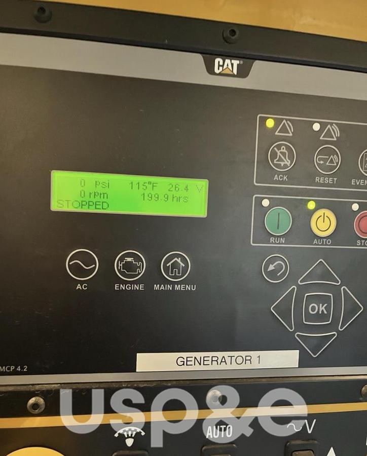 Used 1.6 MW 2016 Used Caterpillar 3512C Diesel Generator Sets (Enclosed Together)