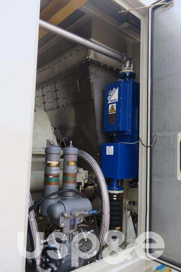 Used 5.3 MW 2012 Used Centrax 501 KB7 Natural Gas Generator Set