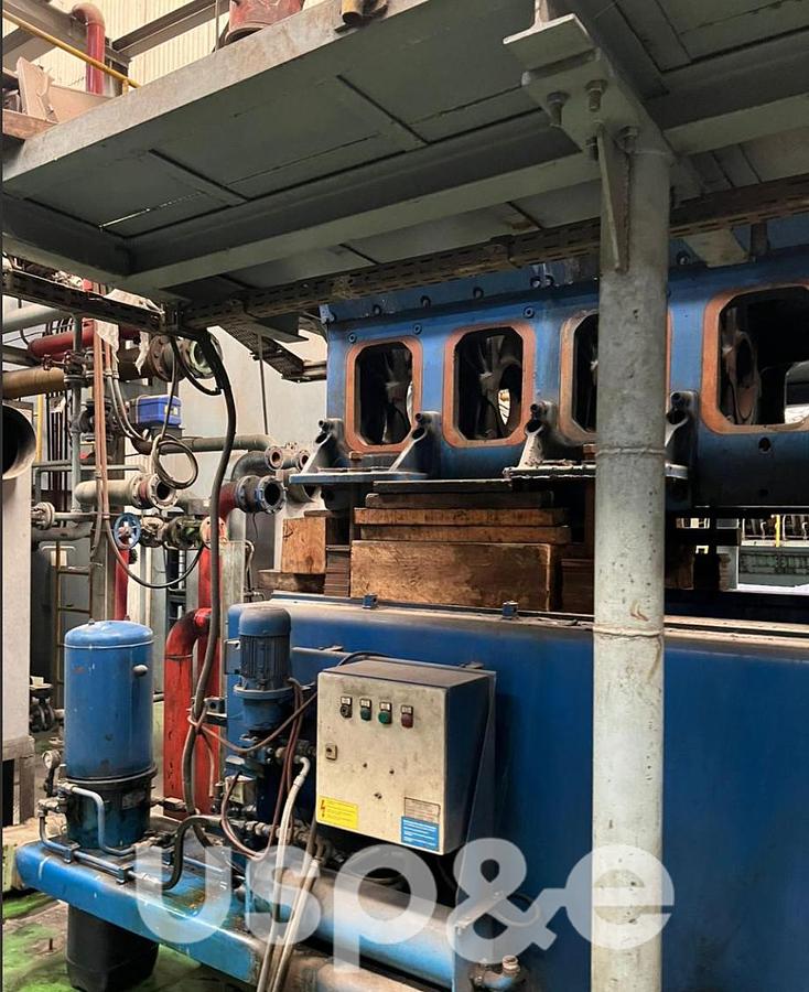 Used 8 MW 2005 Used MWM TCG 2032V16 Natural Gas Power Plant Generator Sets