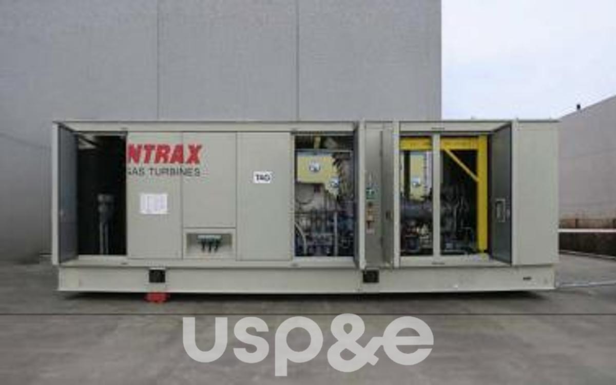 Used 5.1 MW 2014 Used Centrax 501 KB7S Natural Gas Turbine Generator Set