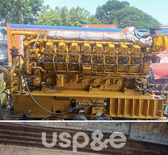 Used 4.3 MW 2001 Used Caterpillar G3616 Natural Gas Generator Sets