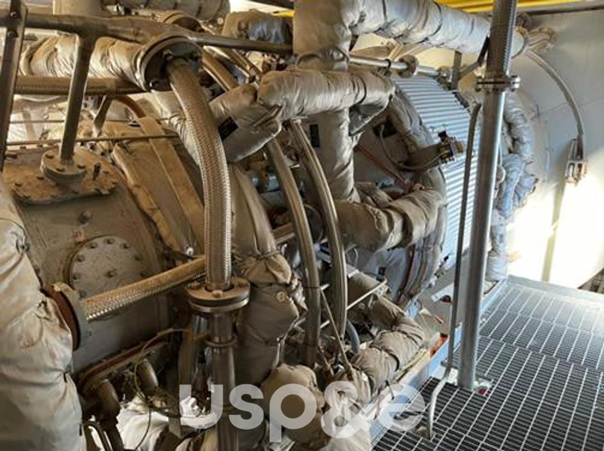 Used 18.4 MW 2007 New Siemens SGT-500 Dual Fuel (Natural Gas & Diesel) Turbine Generator Set