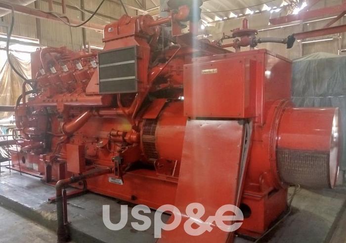 Used 0.90 MW 2000 Used Waukesha VHP-5904LTD Natural Gas Generator Set