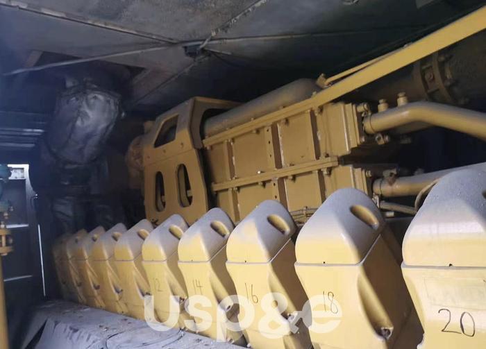 Used 2 MW 2005 Used Caterpillar G3520C Natural Gas Generator Set