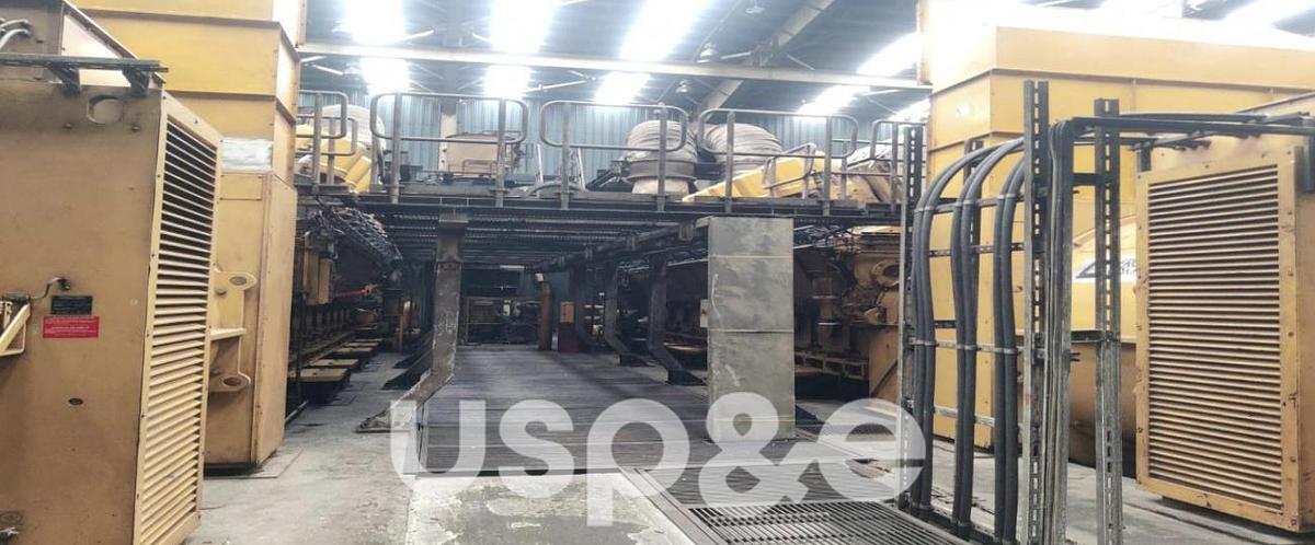 Used 108 MW Used Caterpillar MAK 16CM43C HFO Power Plant Engines