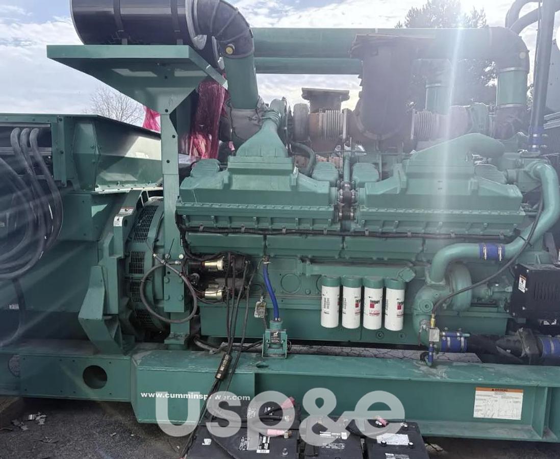 Used 2.25 MW 2008 Used Cummins DQKH-7234191 Diesel Generator Set