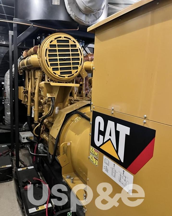 Used 1.6 MW 2016 Used Caterpillar 3512C Diesel Generator Sets (Enclosed Together)