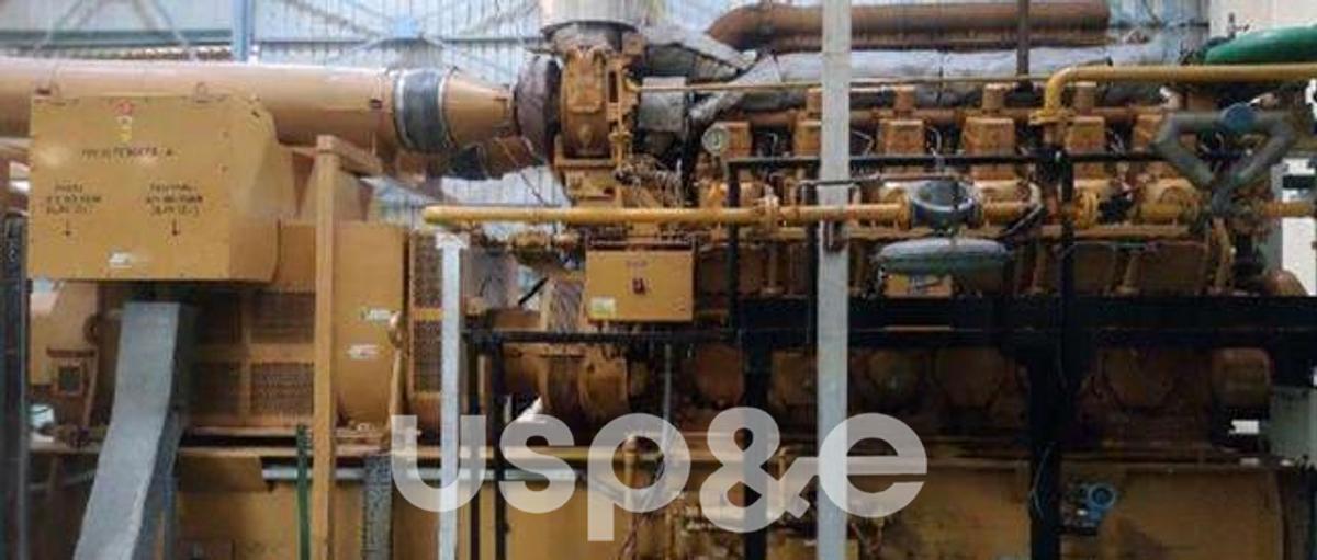 Used 2.8 MW 2012 Used Caterpillar G3612 Natural Gas Generator Set
